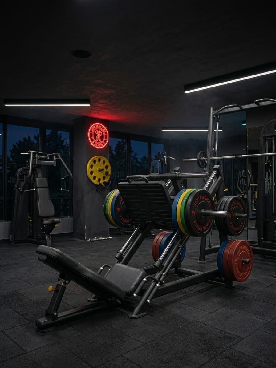 Santa Monica Gym güç merkezi ve ekipmanları